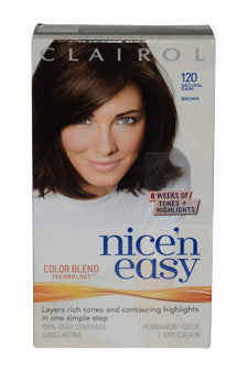 W-HaiC-nice'n-easy-color-blend-#-120-natural-dark-brown-by-clairol 1 Application 