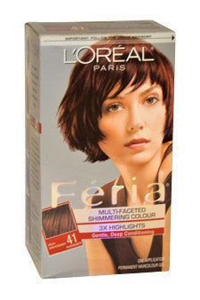 W-HaiC-feria-multi-faceted-shimmering-color3x-highlights#41-rich-mahogany-by-l'oreal-paris 1 Application 