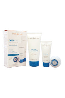 W-6ozPDC-deep-pore-detoxifying-solution-replenishment-set-by-clarisonic 3 Pc Kit 