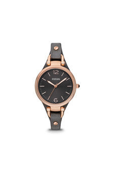 W-Wat-es3077p-georgia-smoke-leather-watch-rose-gold-tone-by-fossil 1 Pc 