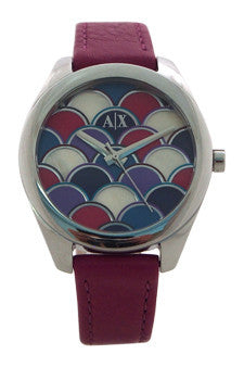 W-Wat-ax5523-geo-purple-leather-watch-by-armani-exchange 1 Pc 