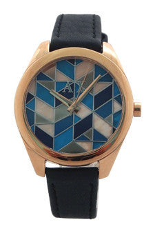 W-Wat-ax5525-blue-leather-strap-watch-by-armani-exchange 1 Pc 