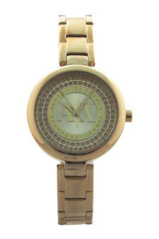 W-Wat-ax4221-gold-stainless-steel-quartz-watch-by-armani-exchange 1 Pc 