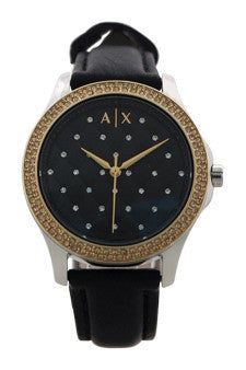 W-Wat-ax5246-black-leather-strap-watch-by-armani-exchange 1 Pc 