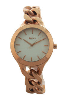 W-Wat-ny2218-chambers-rose-gold-tone-stainless-steel-chain-bracelet-watch-by-dkny 1 Pc 