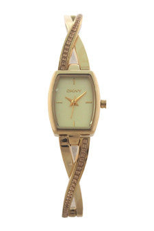 W-Wat-ny2237-crosswalk-crystal-accent-gold-tone-stainless-steel-half-bangle-watch-by-dkny 1 Pc 