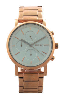 W-Wat-ny2275-chronograph-soho-rose-gold-ion-plated-stainless-steel-bracelet-watch-by-dkny 1 Pc 