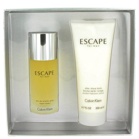 M-Gift-escape-by-calvin-klein Gift Set -- 3.4 oz EDT Spray + 6.7 oz After Shave Balm