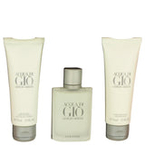 M-Gift-acqua-di-gio-by-giorgio-armani Gift Set -- 1.7 oz EDT Spray + 2.5 oz All Over Body Shampoo + 2.5 oz After Shave Balm